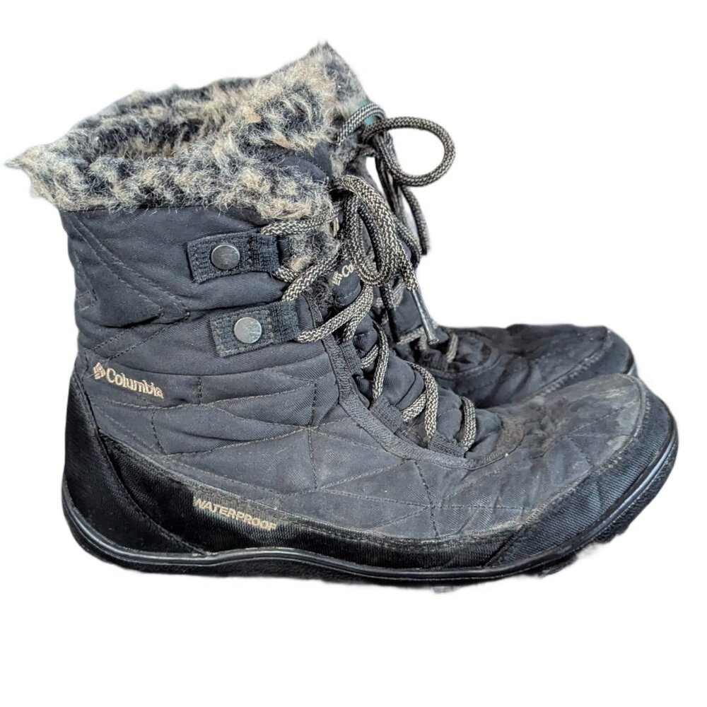 Columbia Women's Insulated Waterproof Lace up Winter Snow boots - Size 9